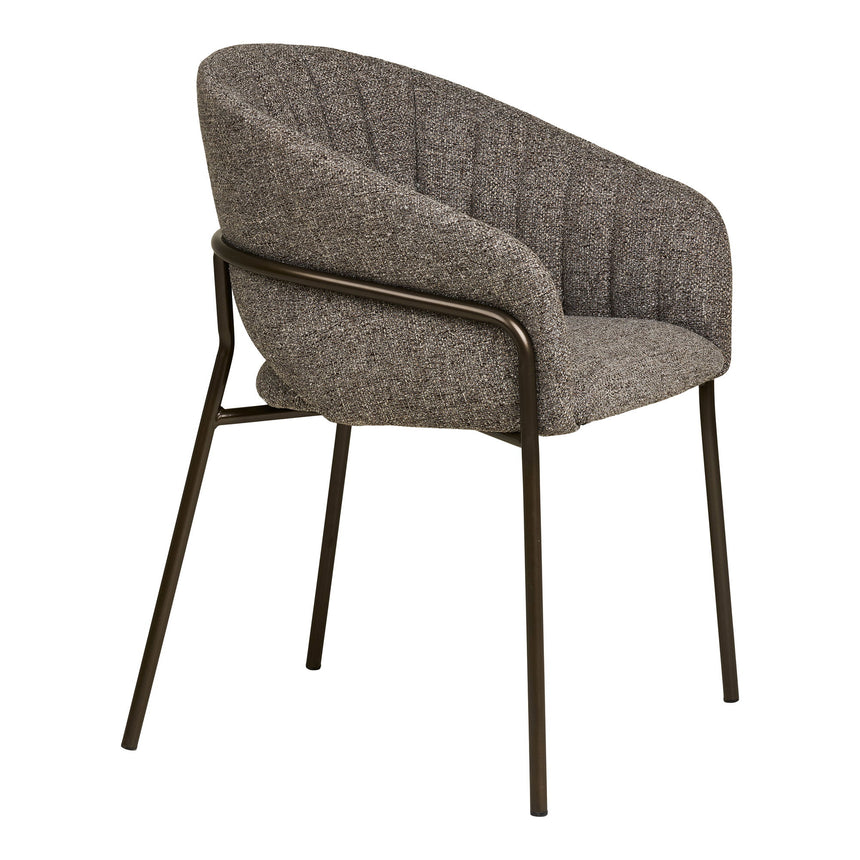 Scaun de dining Costa – Gri închis