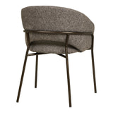 Scaun de dining Costa – Gri închis