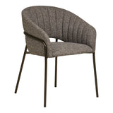 Scaun de dining Costa – Gri închis