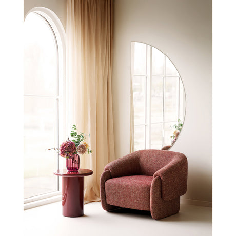 Fotoliu lounge Hamilton – Bordeaux melanj