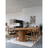 Scaun de dining Artenara – Natur / Negru