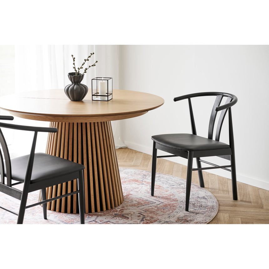 Scaun de dining Artenara – Negru