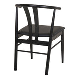 Scaun de dining Artenara – Negru