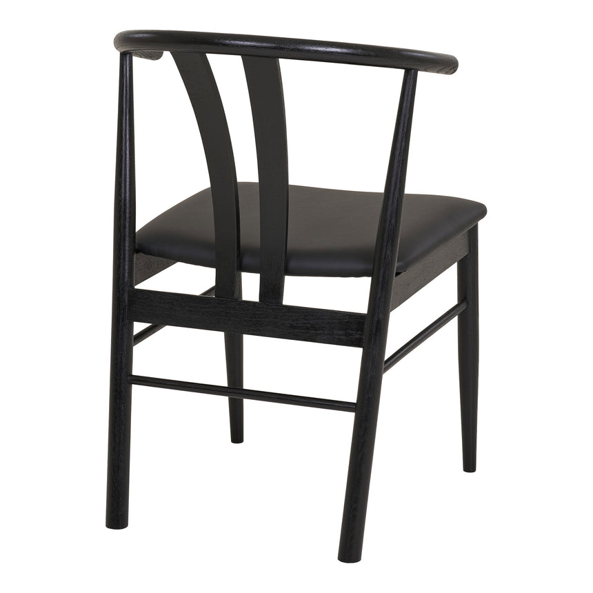 Scaun de dining Artenara – Negru