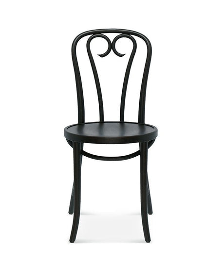 Scaun Fameg 16 A-16 - spătar curbat cu decor spiral
