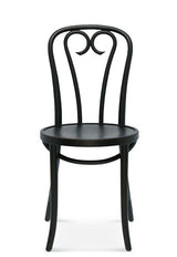 Scaun Fameg 16 A-16 - spătar curbat cu decor spiral