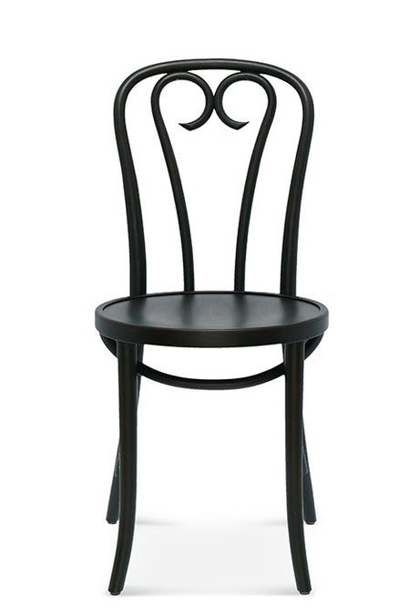 Scaun Fameg 16 A-16 - spătar curbat cu decor spiral