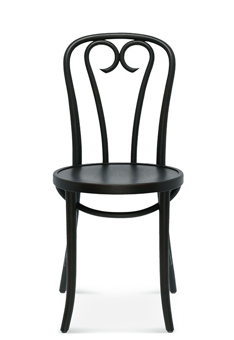Scaun Fameg 16 A-16 - spătar curbat cu decor spiral