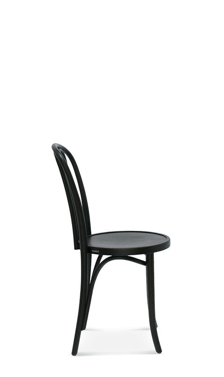 Scaun Fameg 16 A-16 - spătar curbat cu decor spiral