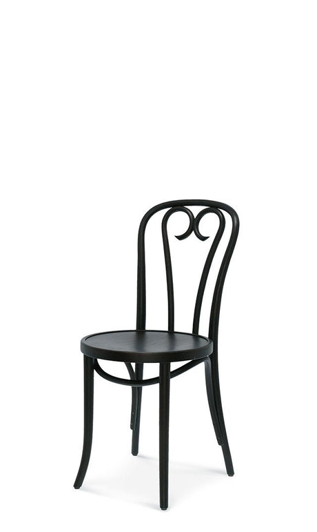 Scaun Fameg 16 A-16 - spătar curbat cu decor spiral