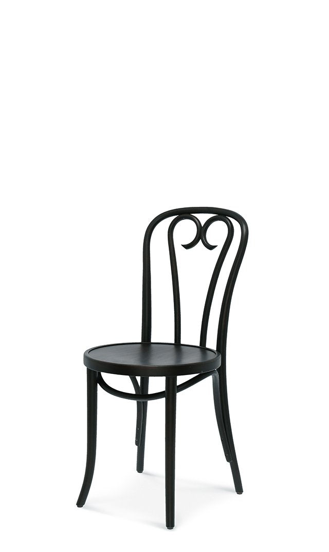 Scaun Fameg 16 A-16 - spătar curbat cu decor spiral