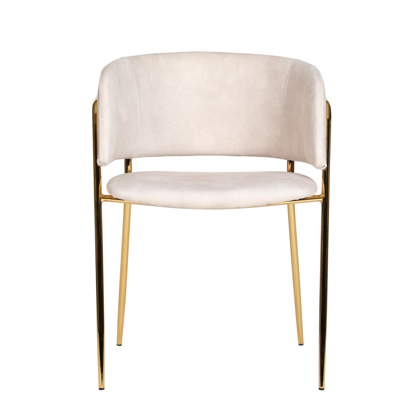 Scaun de dining KL Mia, culoare bej