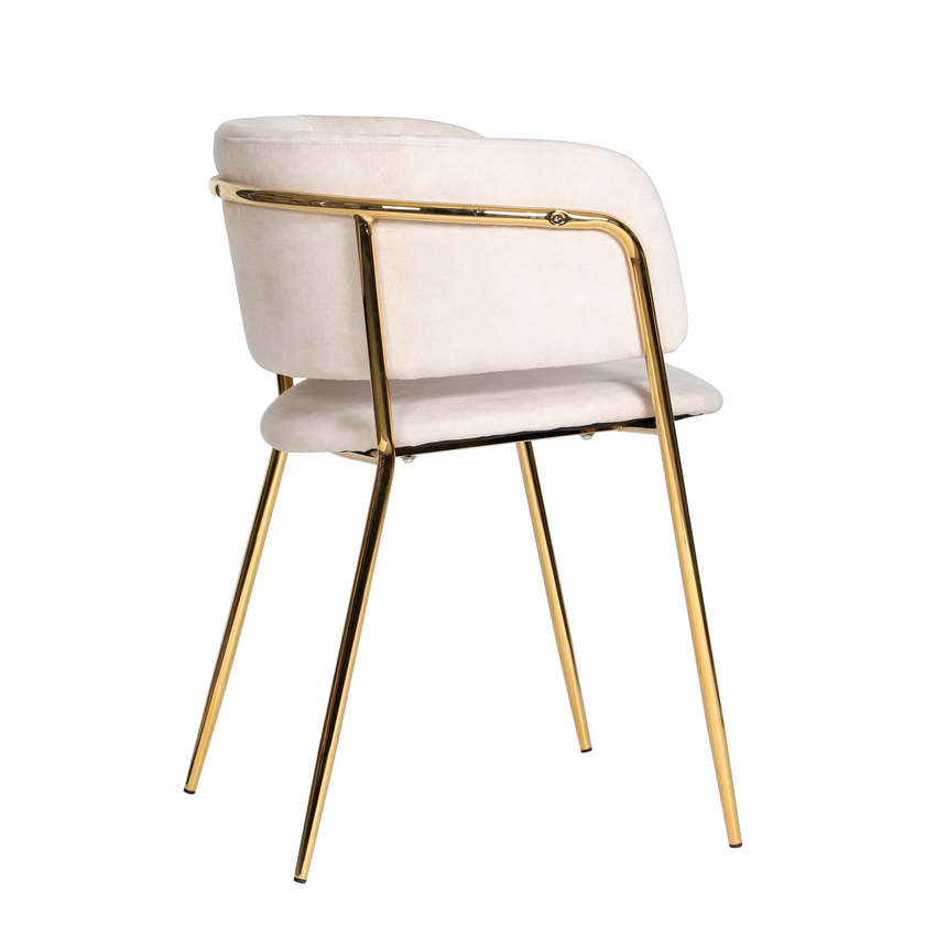 Scaun de dining KL Mia, culoare bej