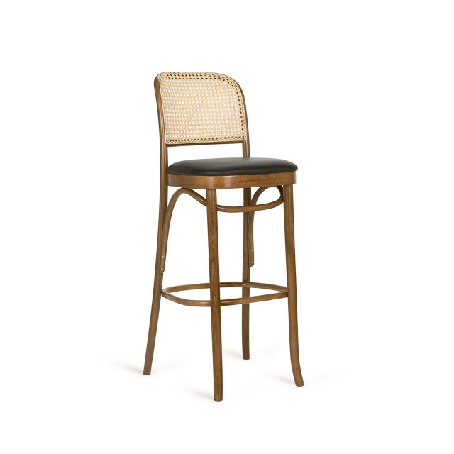 Scaun de bar Paged Classic H-8111 cu împletitură vieneză