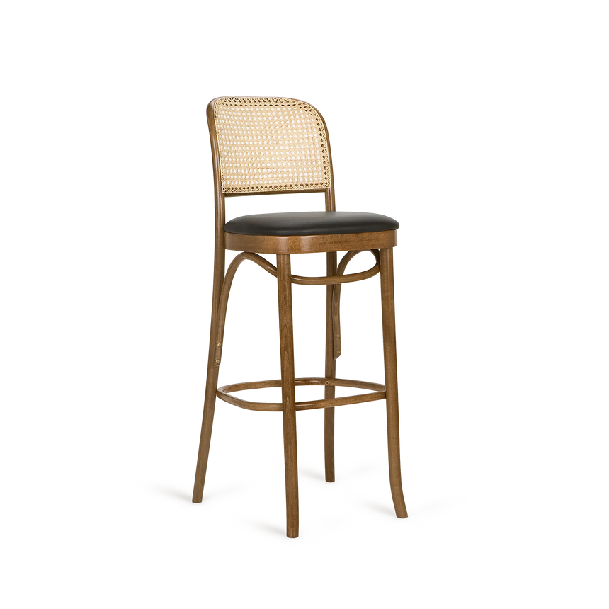 Scaun de bar Paged Classic H-8111 cu împletitură vieneză