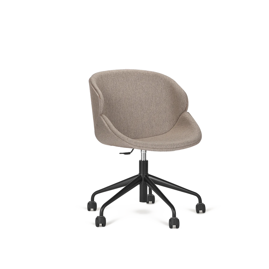 Scaun de birou Aria Big B-5375 – tapițat integral, 5 raze