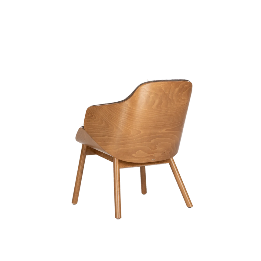 Fotoliu Paged Aria Lounge M-5340 cu panou dublu din lemn