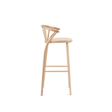 Scaun de bar Paged Sudoku H-9820 - spătar cu șipci, 78 cm