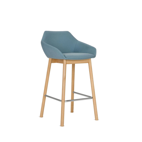 Scaun de bar Paged Tuk H-5051 tapițat 76 cm