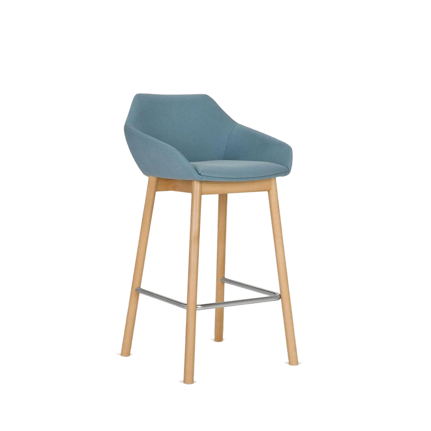 Scaun de bar Paged Tuk H-5051 tapițat 76 cm