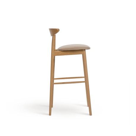 Scaun de bar Paged Yesterday H-4100 tapițat, 80 cm