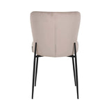 Scaun dining Richmond Darby kaki catifea, ignifug (set 2 buc.)