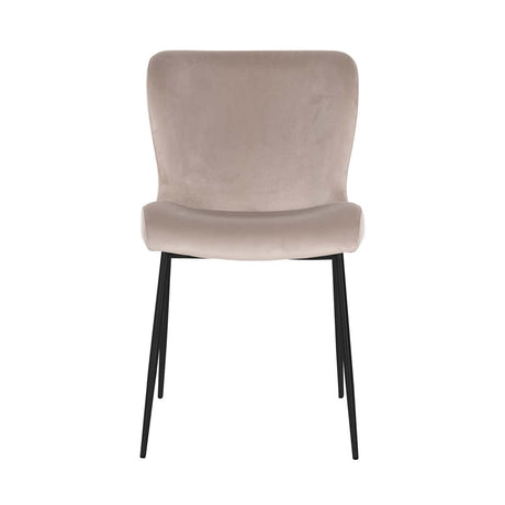 Scaun dining Richmond Darby kaki catifea, ignifug (set 2 buc.)