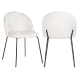Scaun dining Richmond Alyssa crem fusion (set 2 buc.)