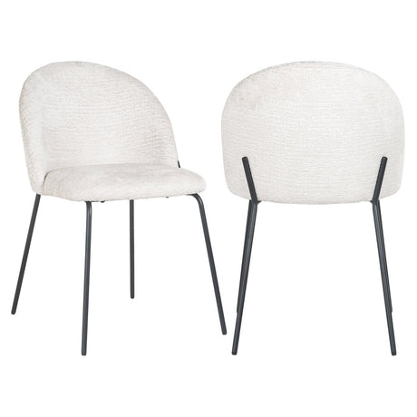 Scaun dining Richmond Alyssa crem fusion (set 2 buc.)