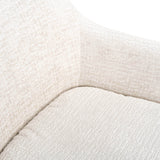 Scaun dining Richmond Lisonne crem fusion, rotativ