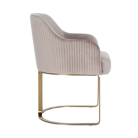 Scaun dining Richmond Hadley kaki catifea, ignifug