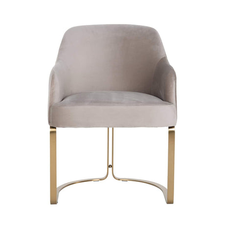 Scaun dining Richmond Hadley kaki catifea, ignifug