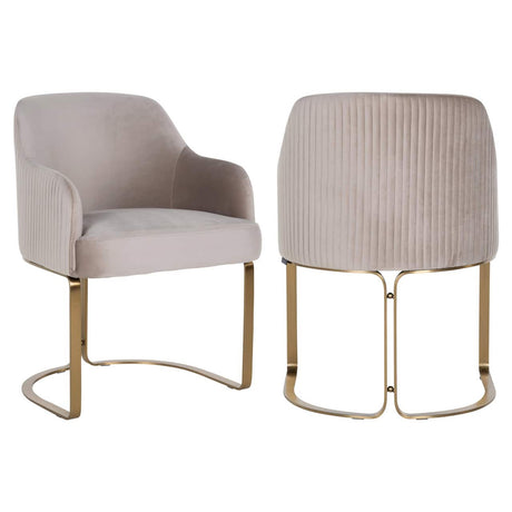 Scaun dining Richmond Hadley kaki catifea, ignifug