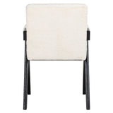 Scaun dining Richmond Cooper alb chenille