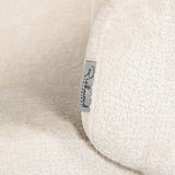 Scaun dining Richmond Amphara alb chenille, ignifug