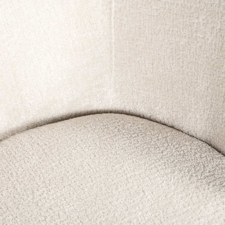 Scaun dining Richmond Amphara alb chenille, ignifug