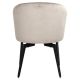 Scaun dining Richmond Amphara kaki catifea, ignifug