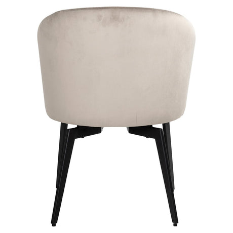 Scaun dining Richmond Amphara kaki catifea, ignifug