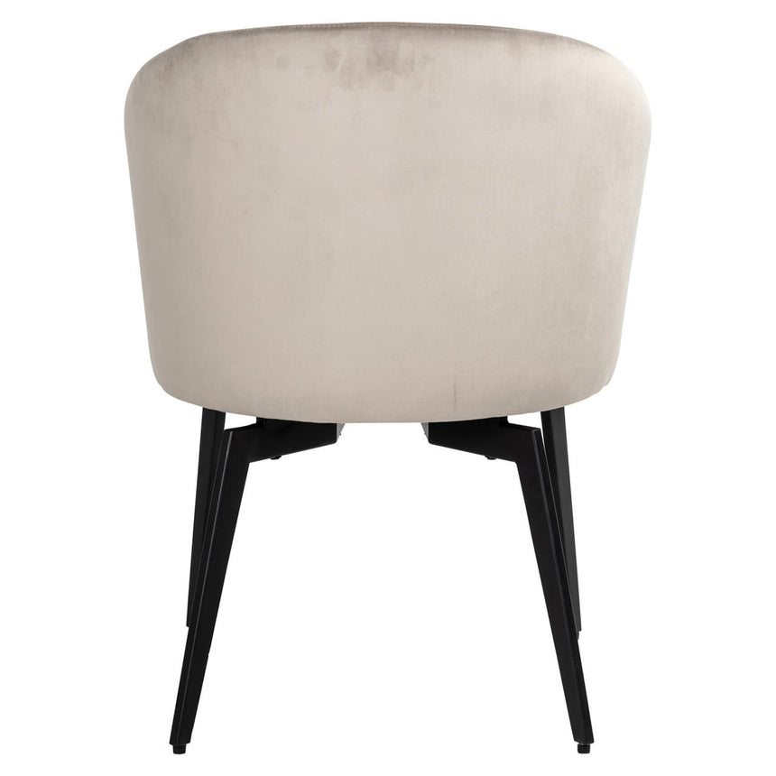 Scaun dining Richmond Amphara kaki catifea, ignifug