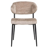 Scaun dining Richmond Bea bouclé natur (set 2 buc.)