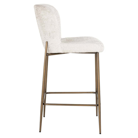 Scaun de bar Richmond Darby crem fusion, înălțime tejghea