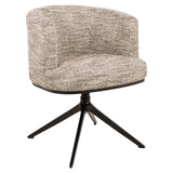 Scaun dining Richmond Cheyenne trendy natur, rotativ