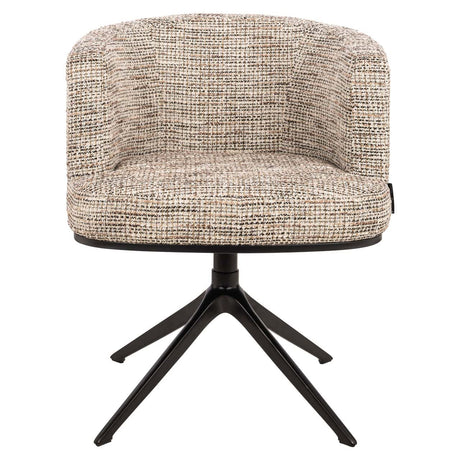 Scaun dining Richmond Cheyenne trendy natur, rotativ