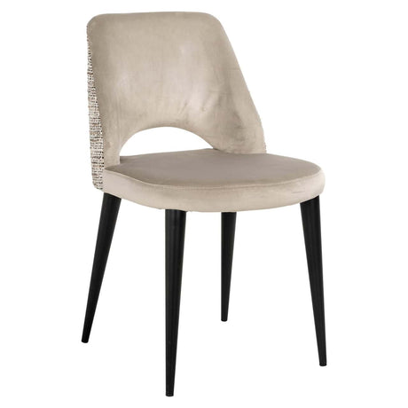 Scaun dining Richmond Tabitha trendy natur, ignifug (set 2 buc.)