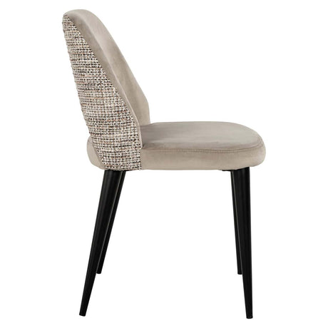 Scaun dining Richmond Tabitha trendy natur, ignifug (set 2 buc.)