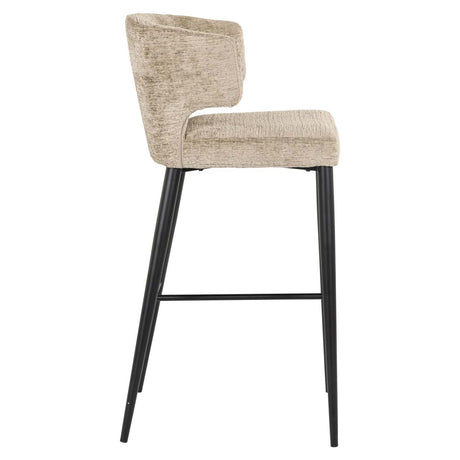 Scaun de bar Richmond Taylor nisipiu, ignifug