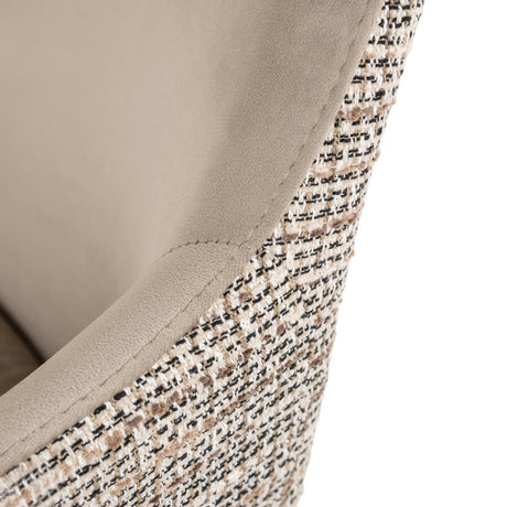 Scaun dining Richmond Lisonne trendy natur, rotativ