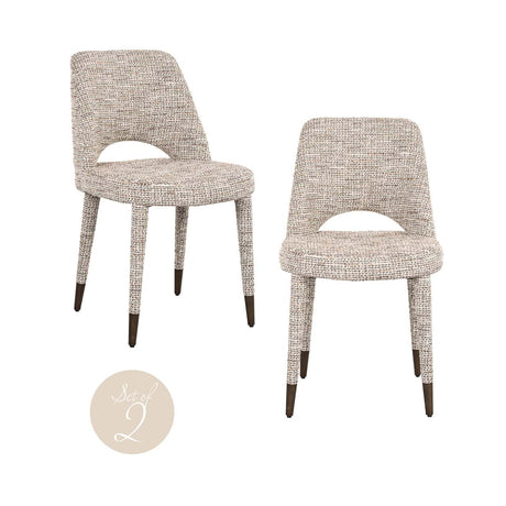 Scaun dining Richmond Cecilia trendy natur (set 2 buc.)