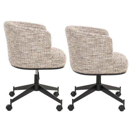 Scaun dining Richmond Rochenne trendy natur, rotativ