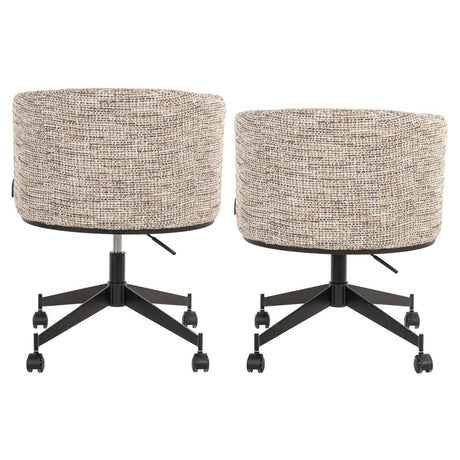 Scaun dining Richmond Rochenne trendy natur, rotativ